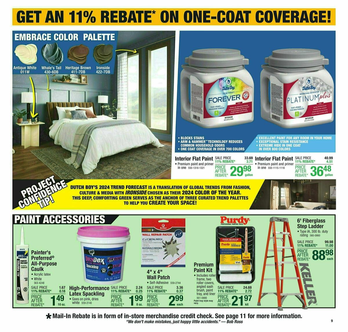 Menards 11% Rebate Sale Weekly Ad from March 13