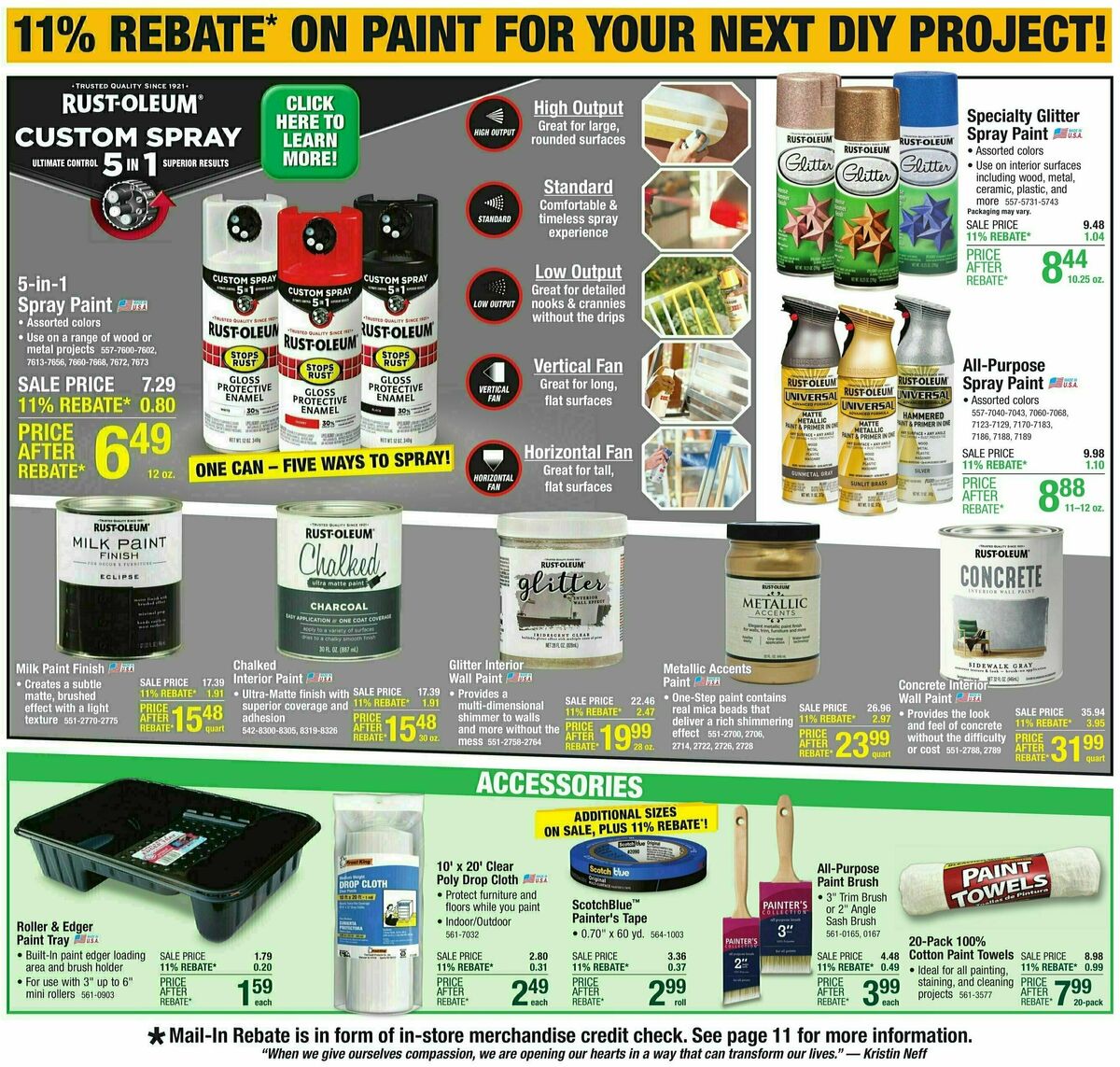 Menards 11% Rebate Sale Weekly Ad from March 13