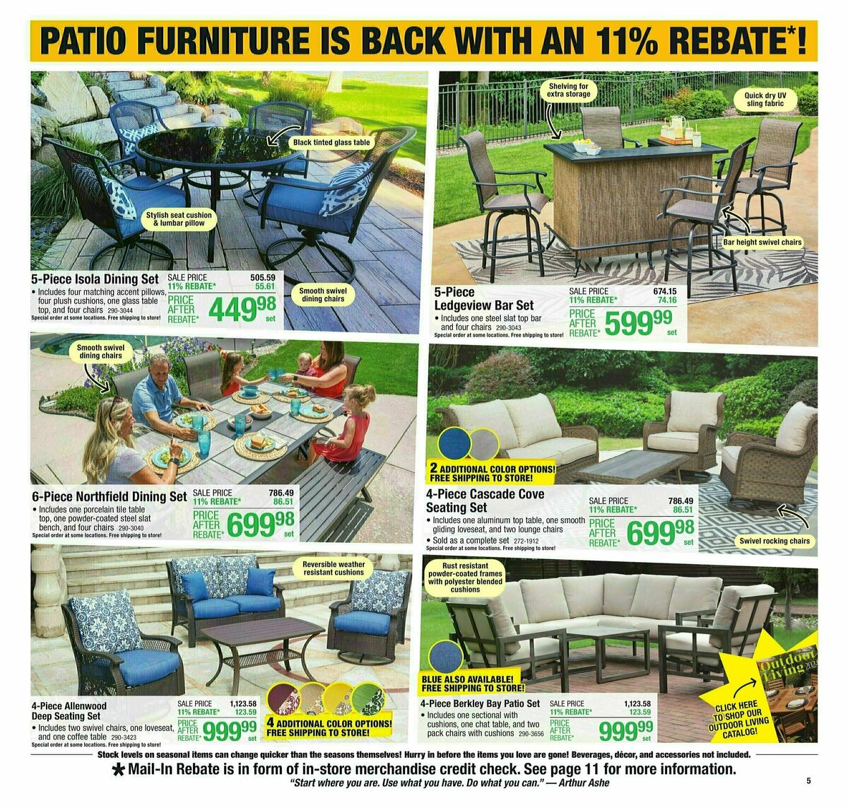 Menards 11% Rebate Sale Weekly Ad from March 13