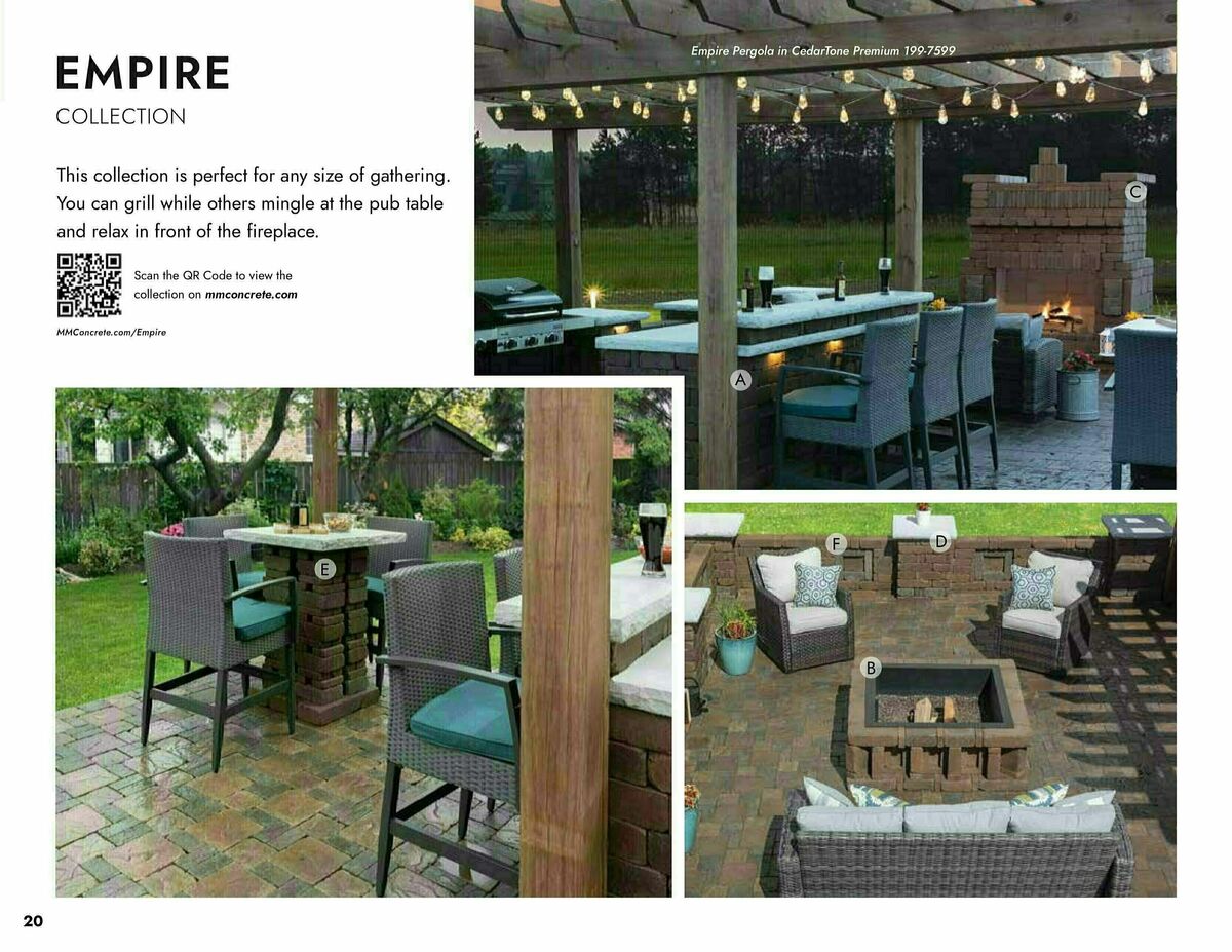 Menards 2024 Outdoor Living Block Catalog Weekly Ad from March 14