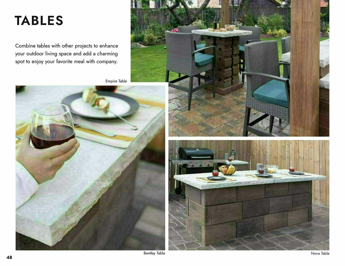 Menards 2024 Outdoor Living Block Catalog Weekly Ad from March 14