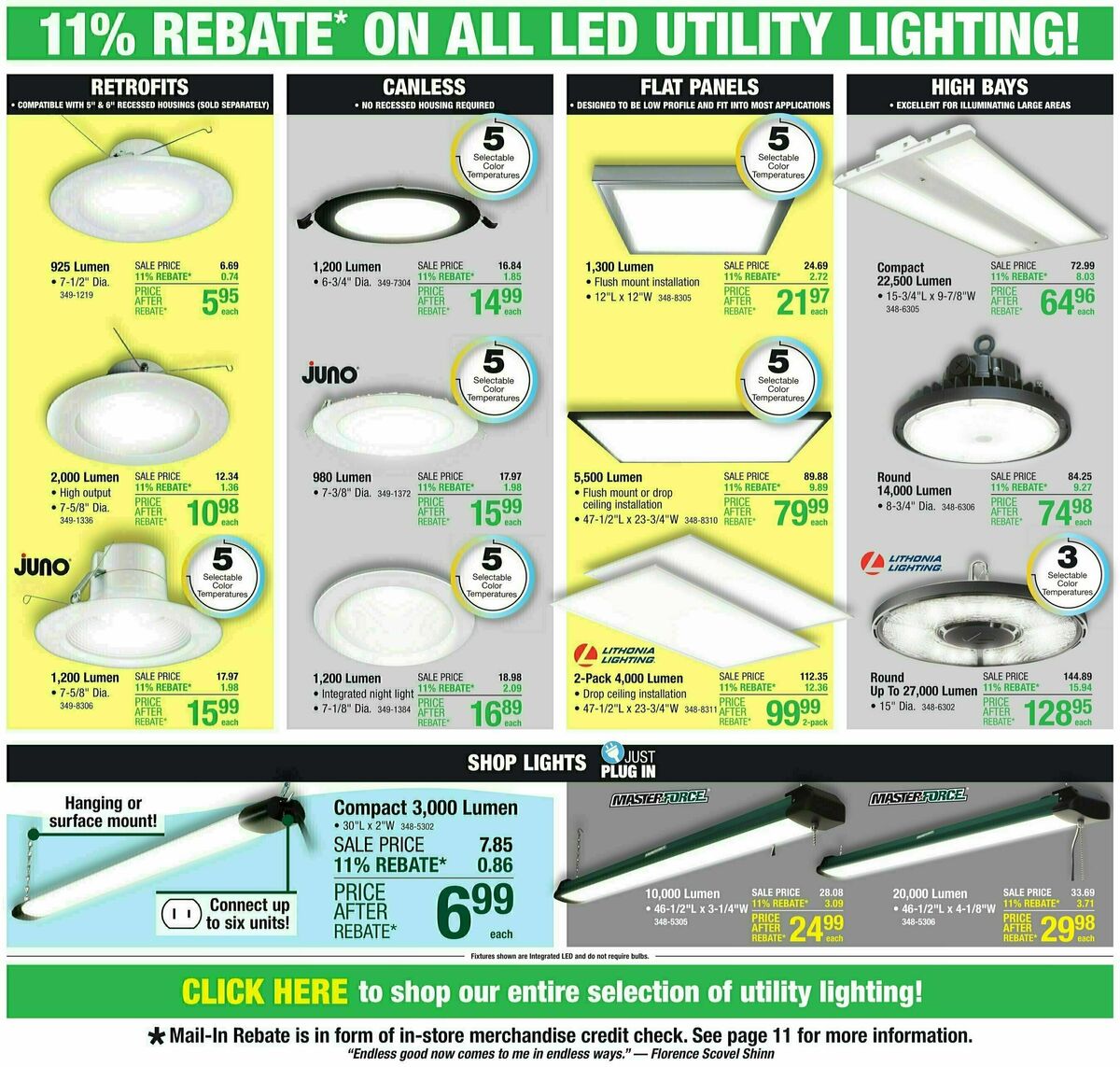 Menards 11% Rebate Sale Weekly Ad from March 20