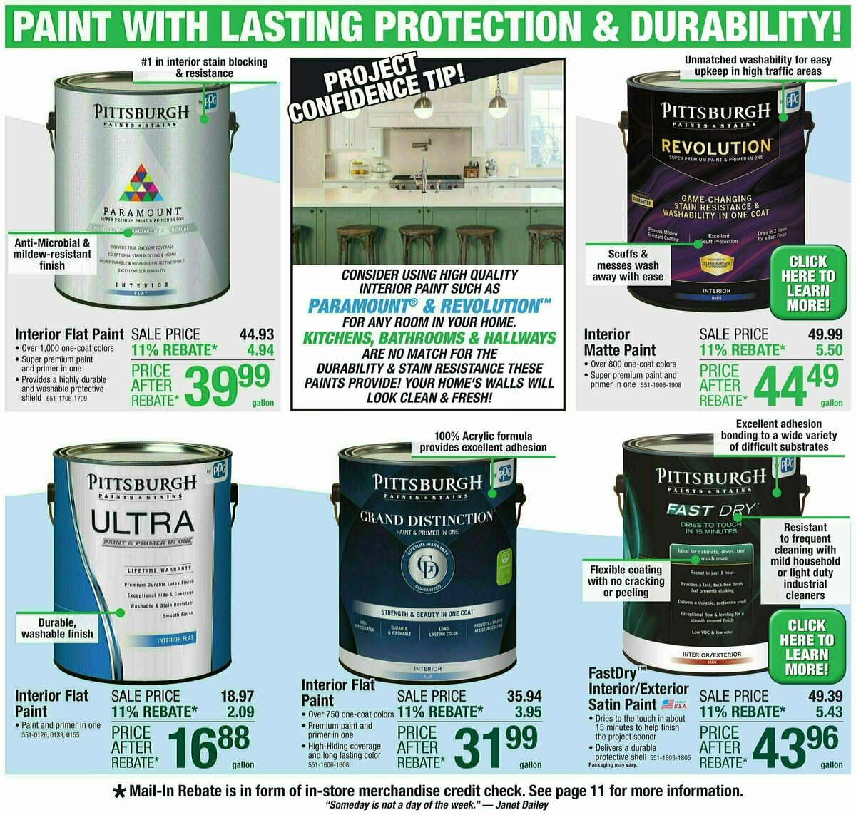 Menards 11% Rebate Sale Weekly Ad from March 20