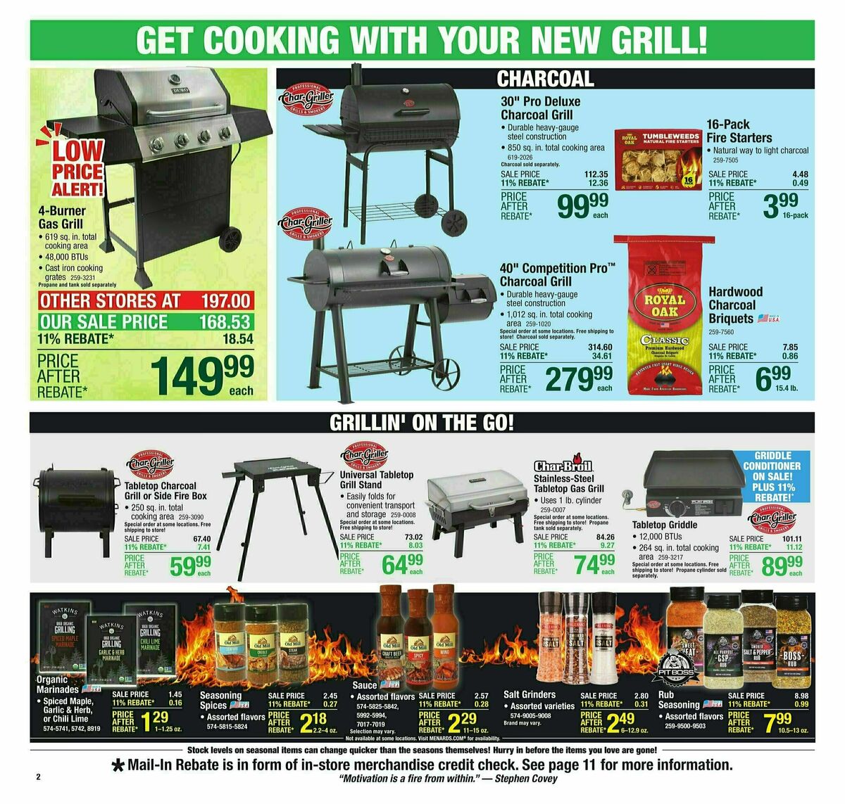 Menards 11% Rebate Sale Weekly Ad from March 20