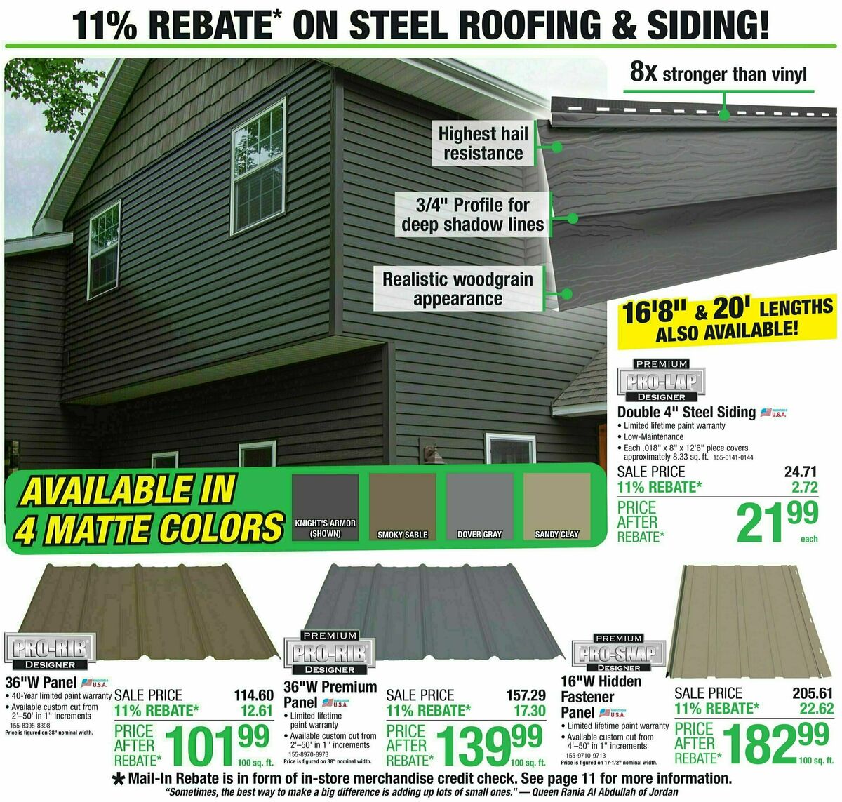 Menards 11% Rebate Sale Weekly Ad from March 27