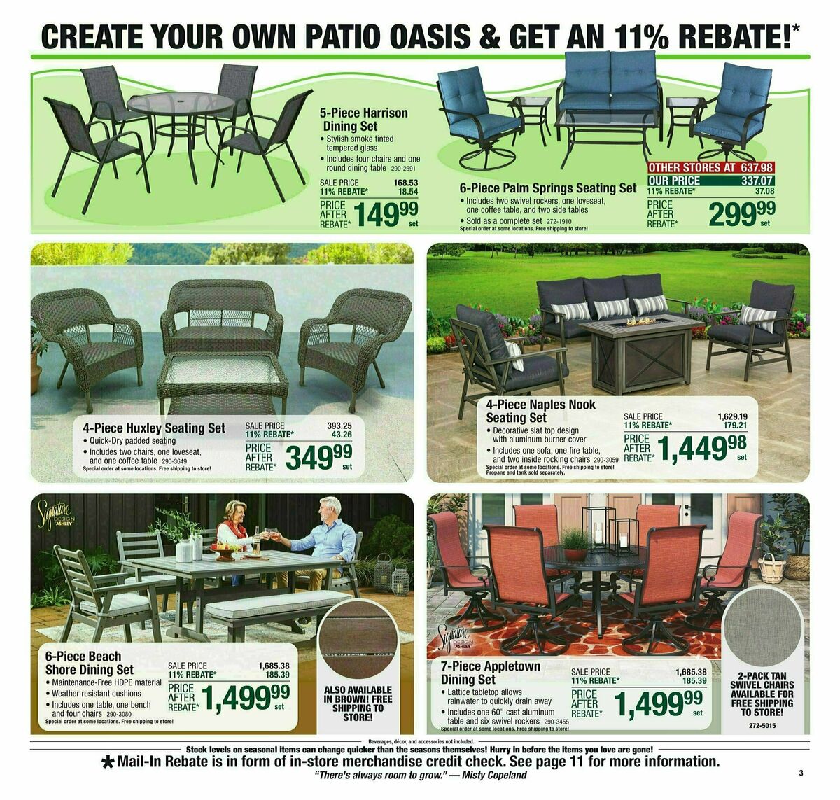 Menards 11% Rebate Sale Weekly Ad from March 27