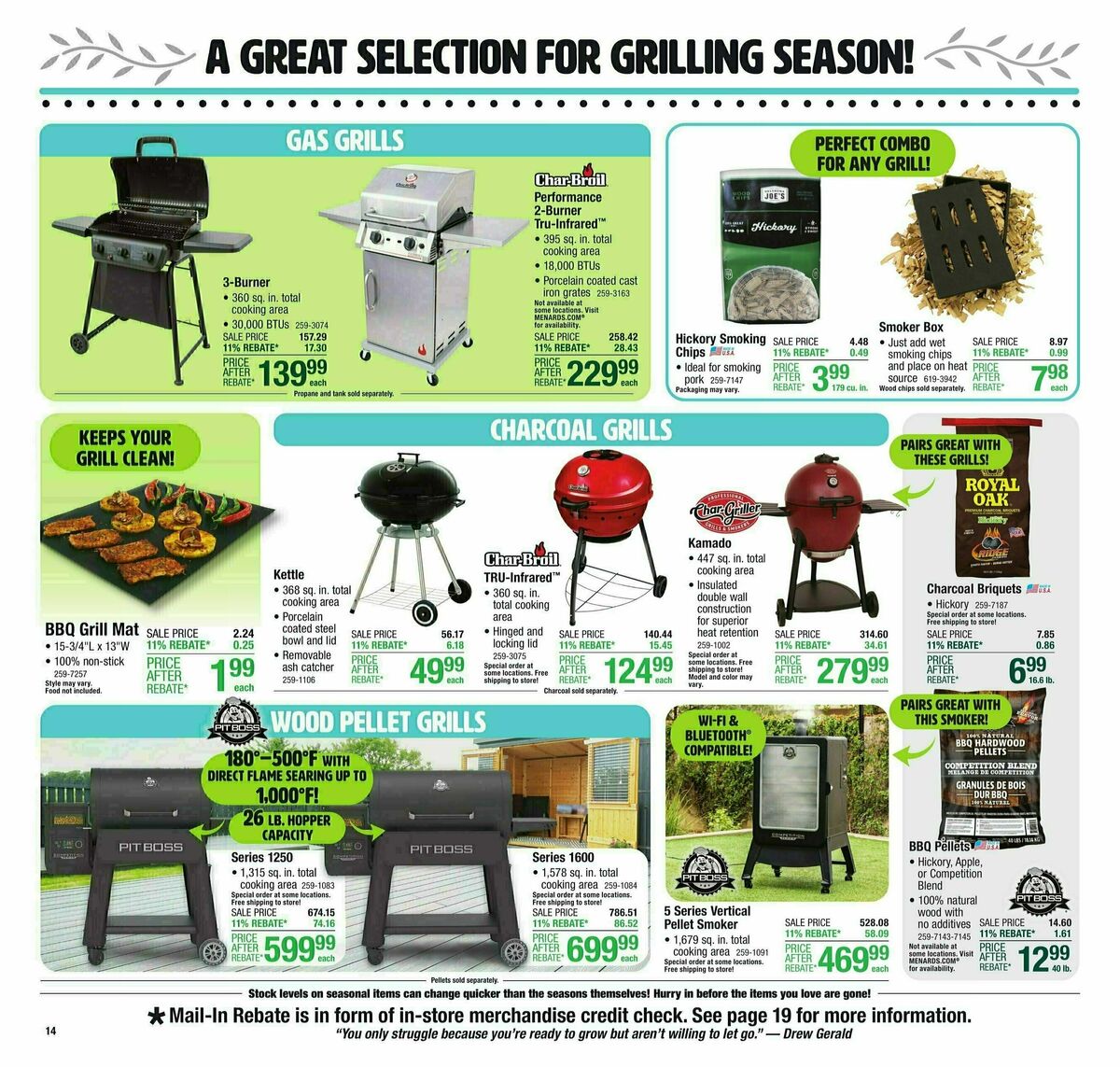 Menards 11% Rebate Sale Weekly Ad from April 3