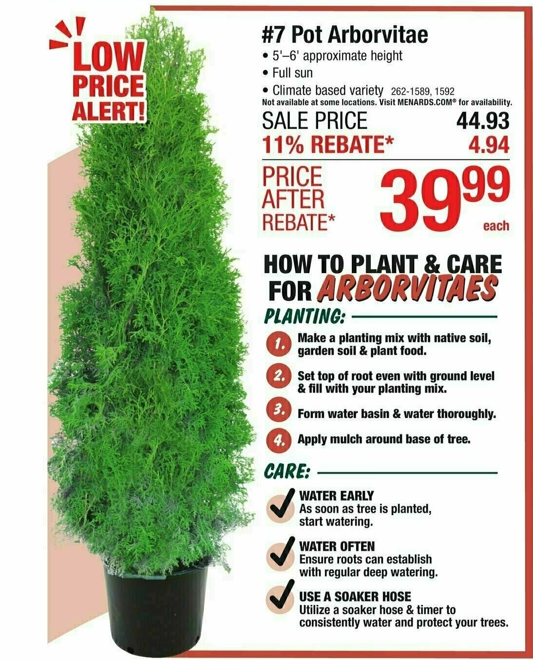 Menards 11% Rebate Sale Weekly Ad from April 17