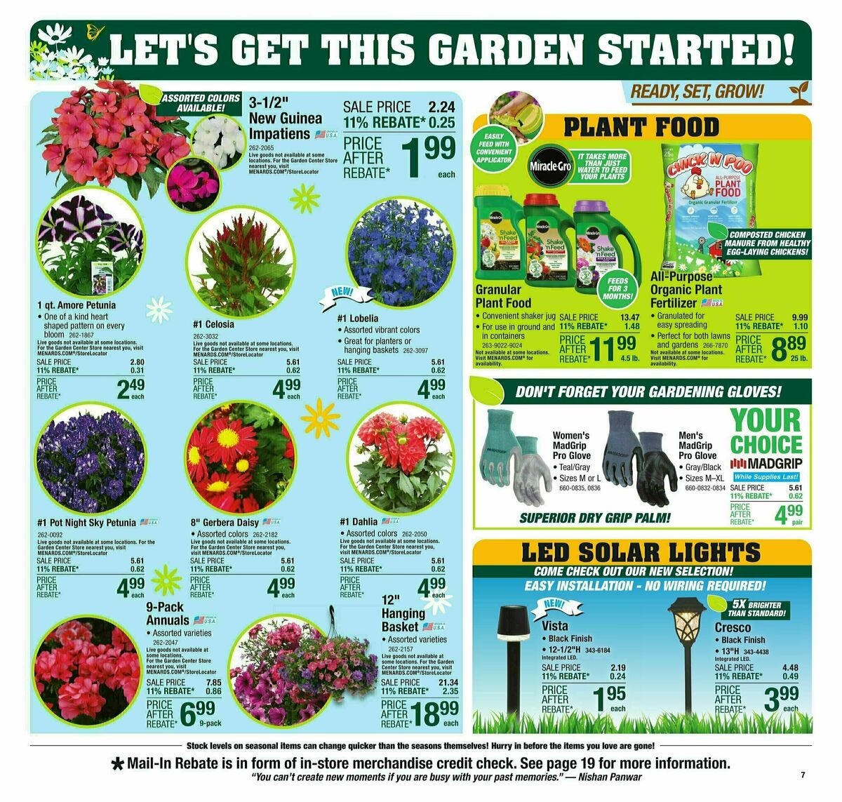 Menards Weekly Ad from April 24