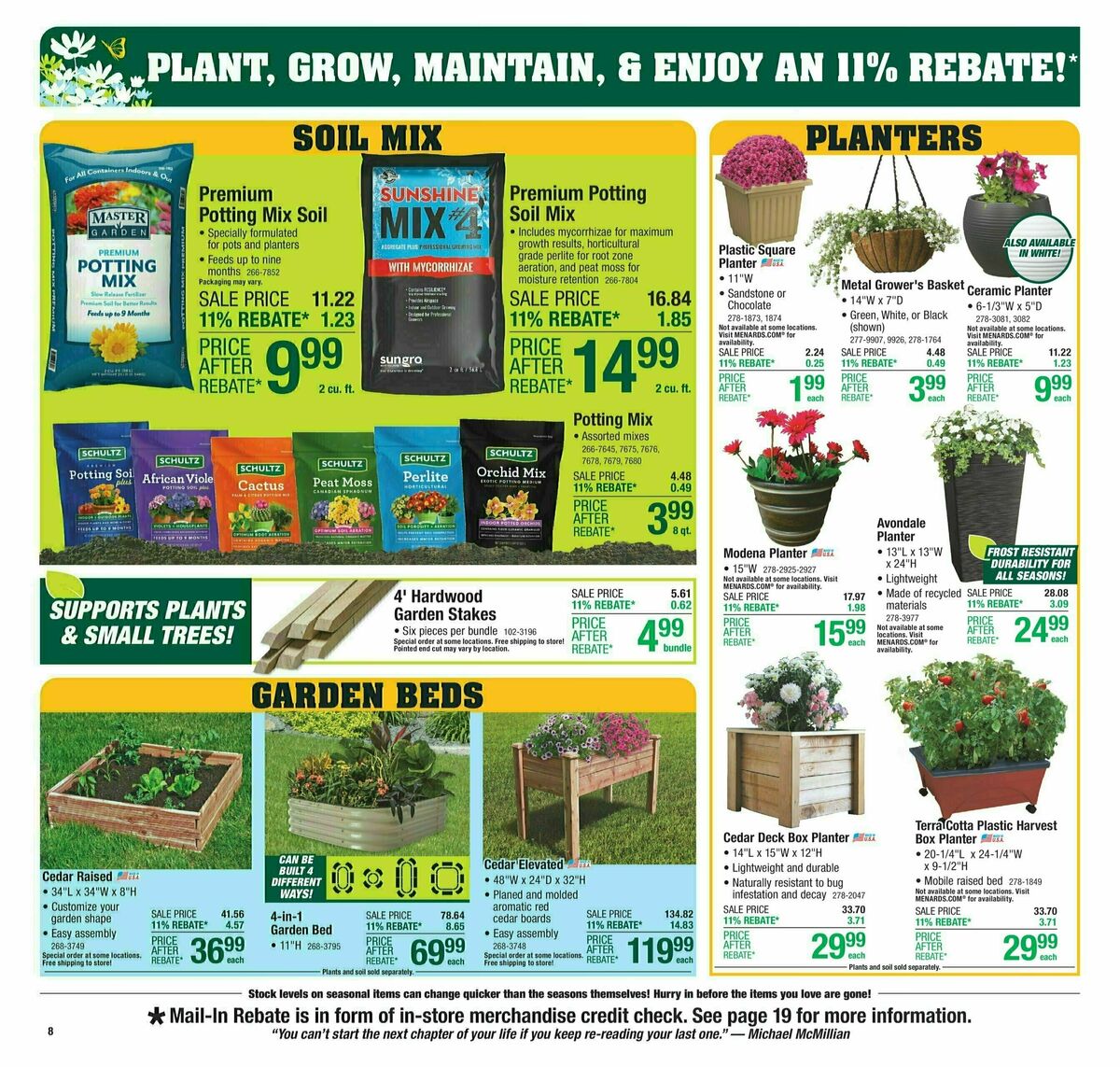 Menards Weekly Ad from April 24