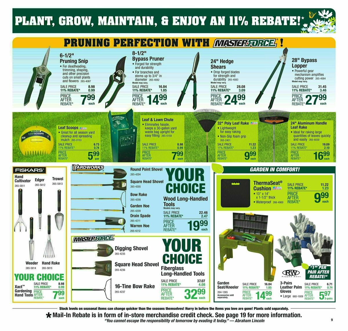 Menards Weekly Ad from April 24