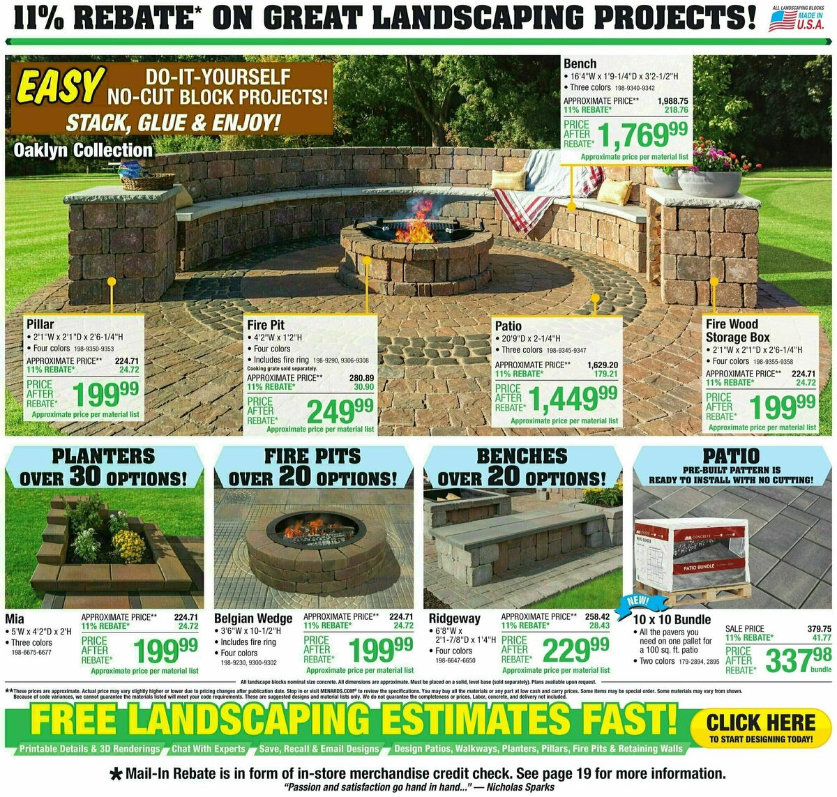 Menards Weekly Ad from April 24