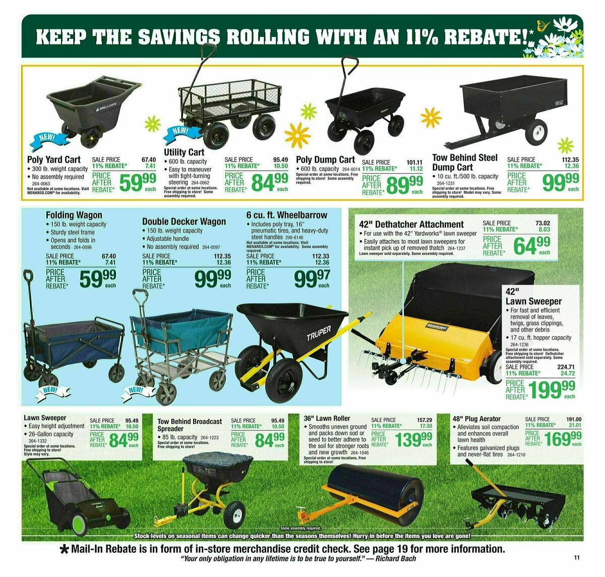 Menards Weekly Ad from April 24