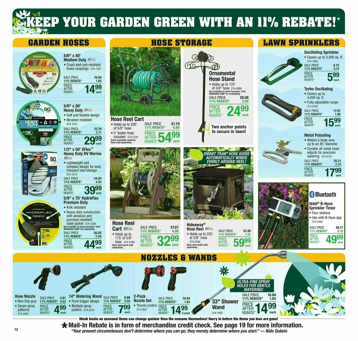 Menards Weekly Ad from April 24