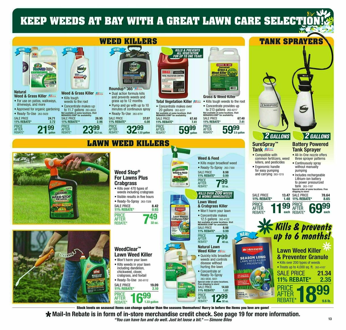 Menards Weekly Ad from April 24