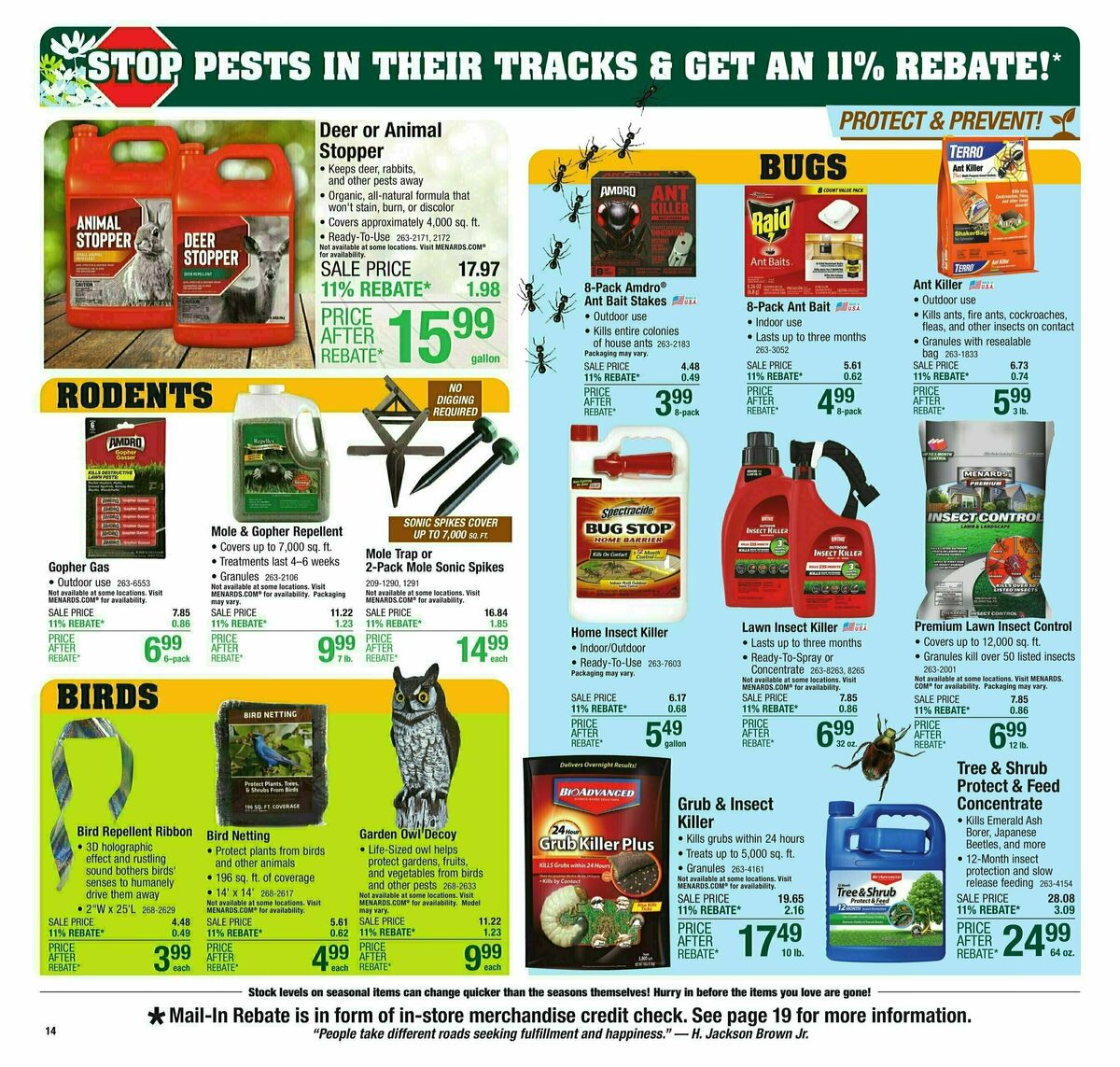 Menards Weekly Ad from April 24