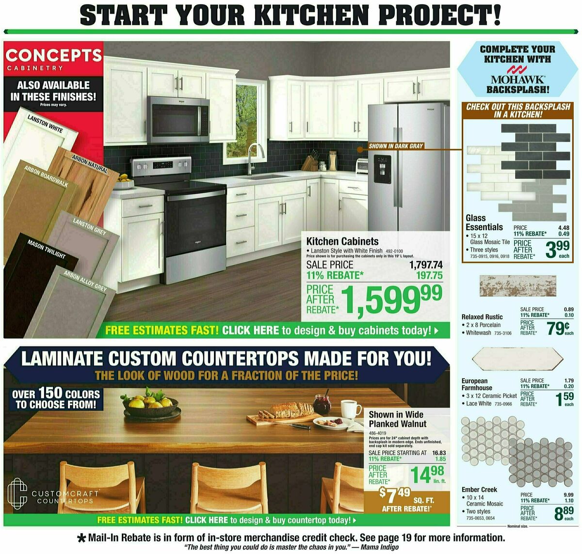 Menards Weekly Ad from April 24