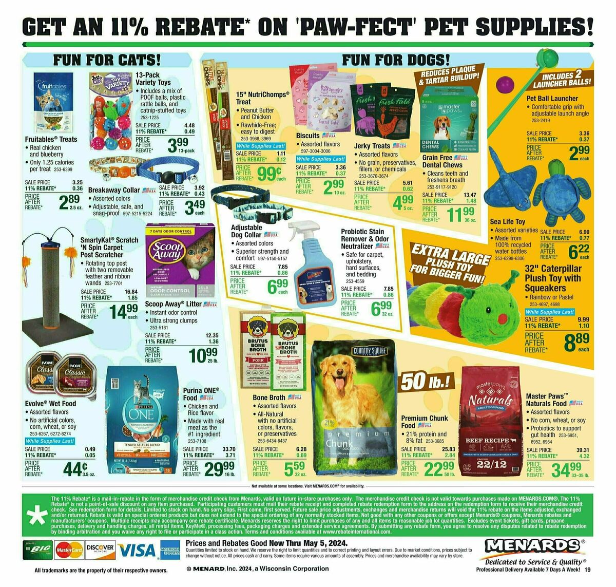 Menards Weekly Ad from April 24