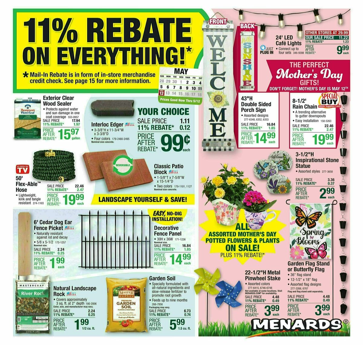 Menards Weekly Ad from May 1