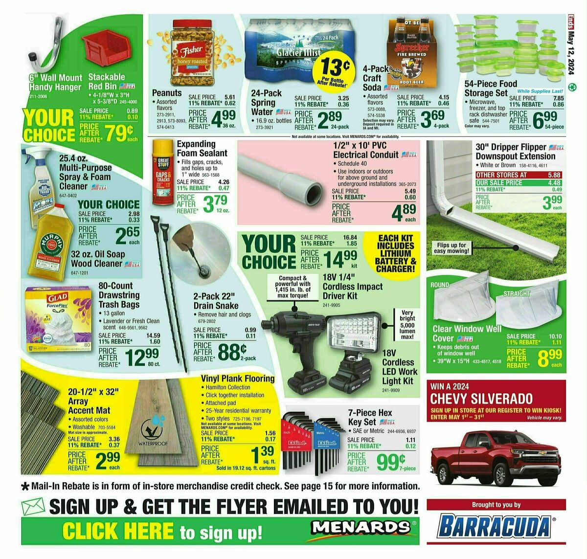 Menards Weekly Ad from May 1