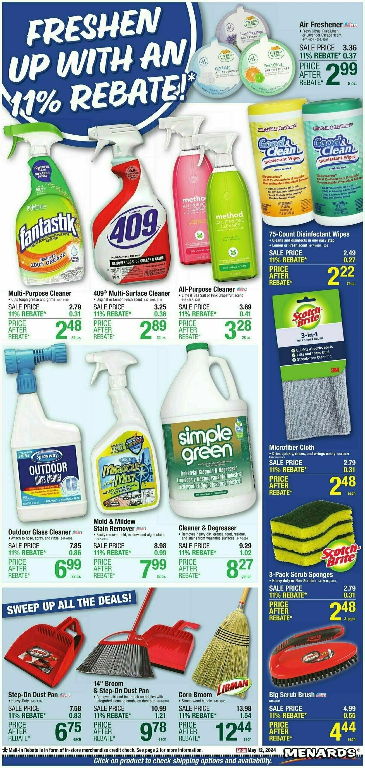 Menards Home Essentials Weekly Ad from May 1