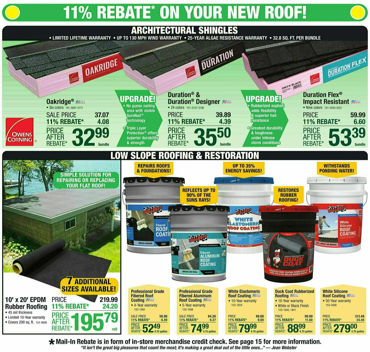 Menards 11% Rebate Sale Weekly Ad from May 8