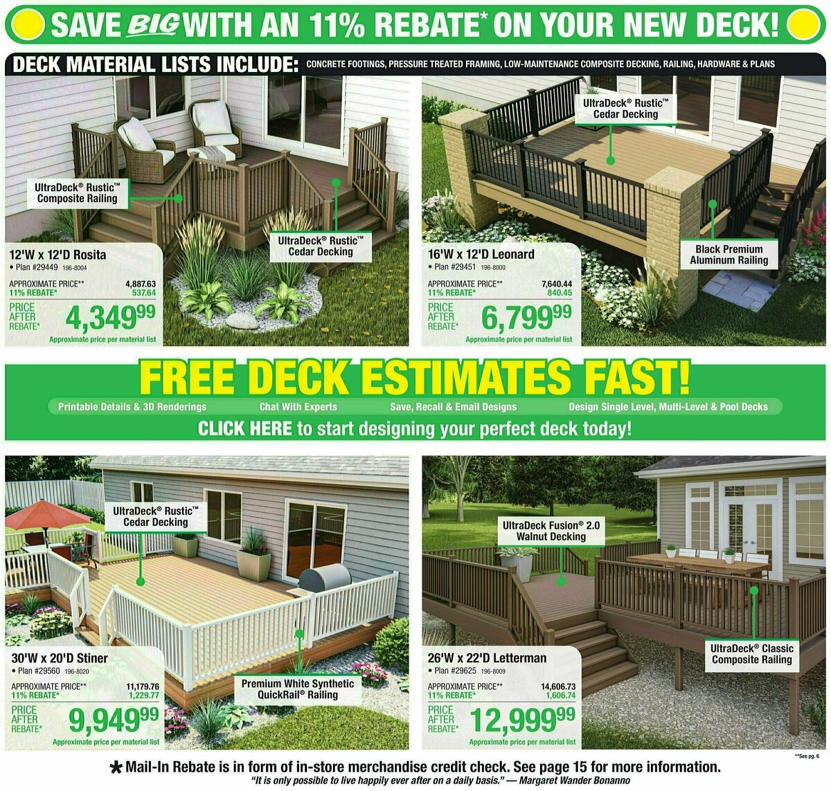 Menards 11% Rebate Sale Weekly Ad from May 8