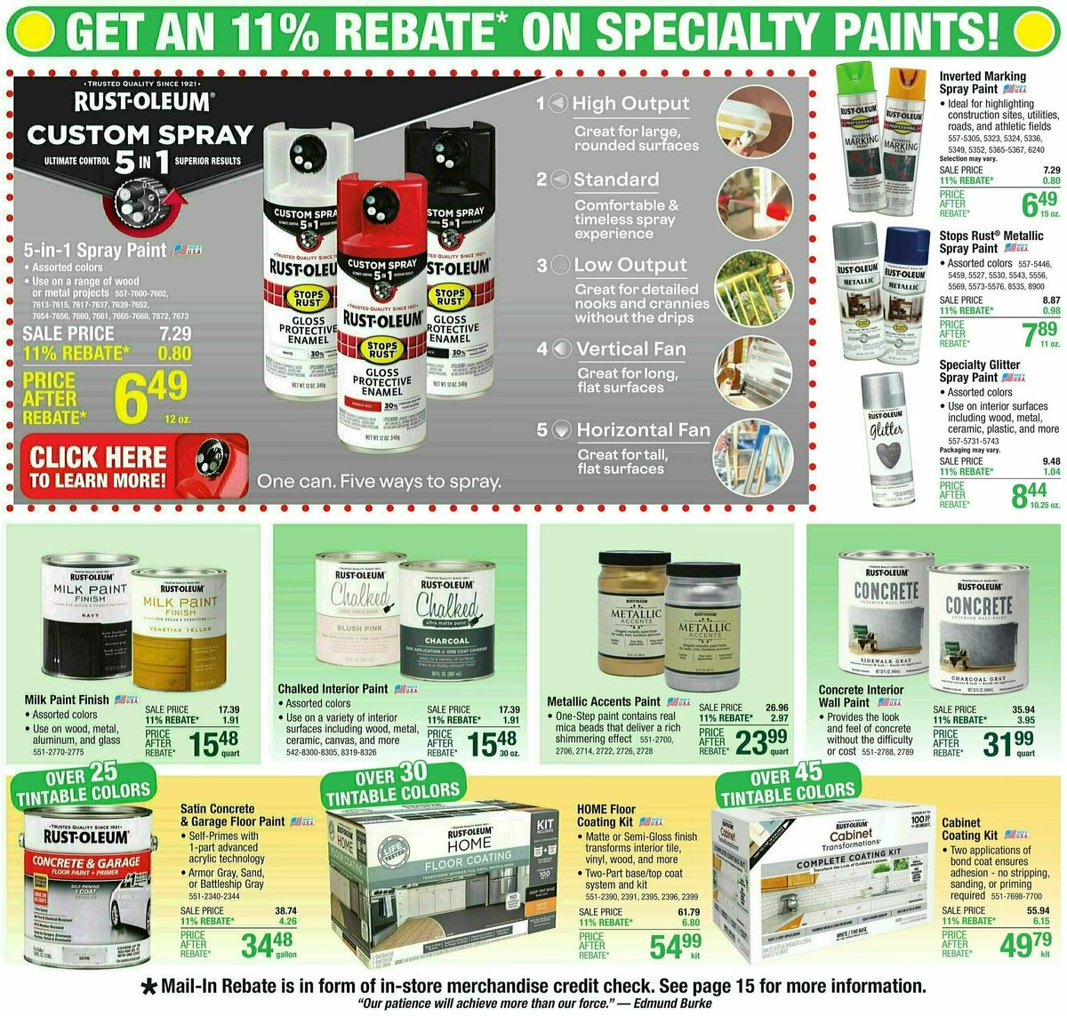 Menards 11% Rebate Sale Weekly Ad from May 8