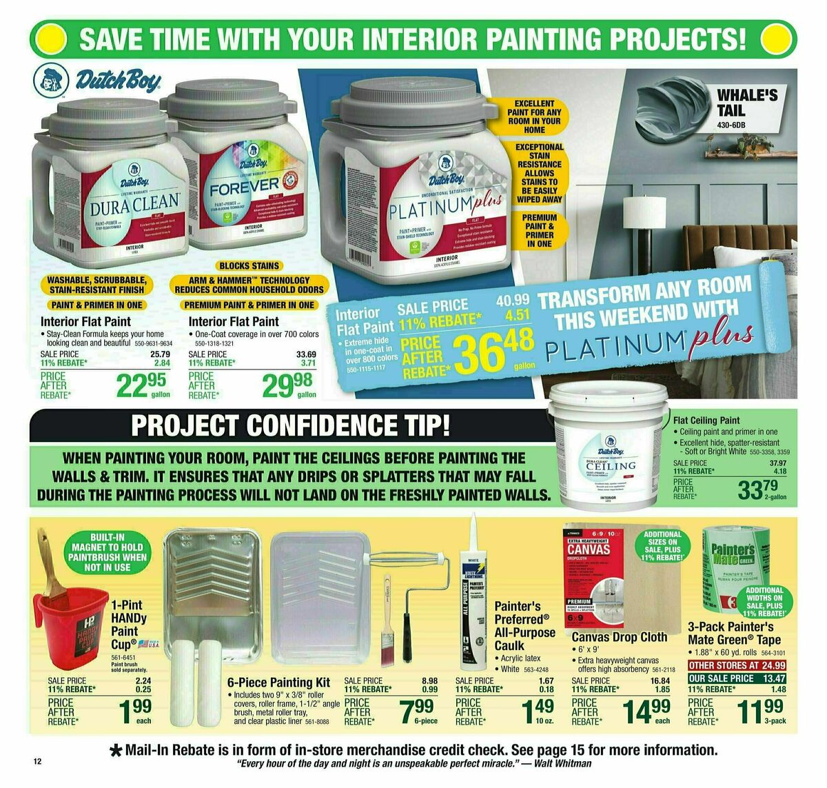 Menards 11% Rebate Sale Weekly Ad from May 8