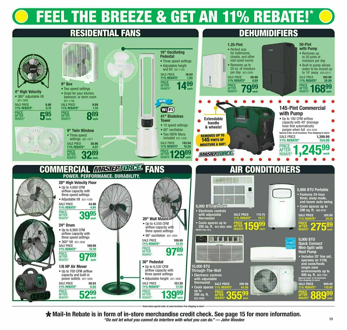 Menards 11% Rebate Sale Weekly Ad from May 8