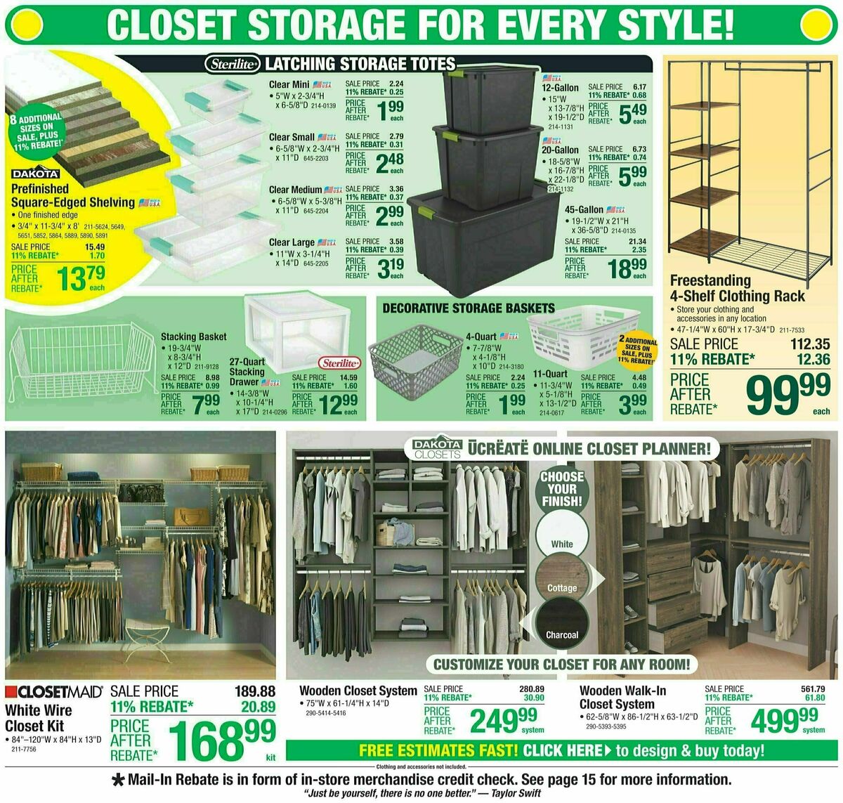 Menards 11% Rebate Sale Weekly Ad from May 8