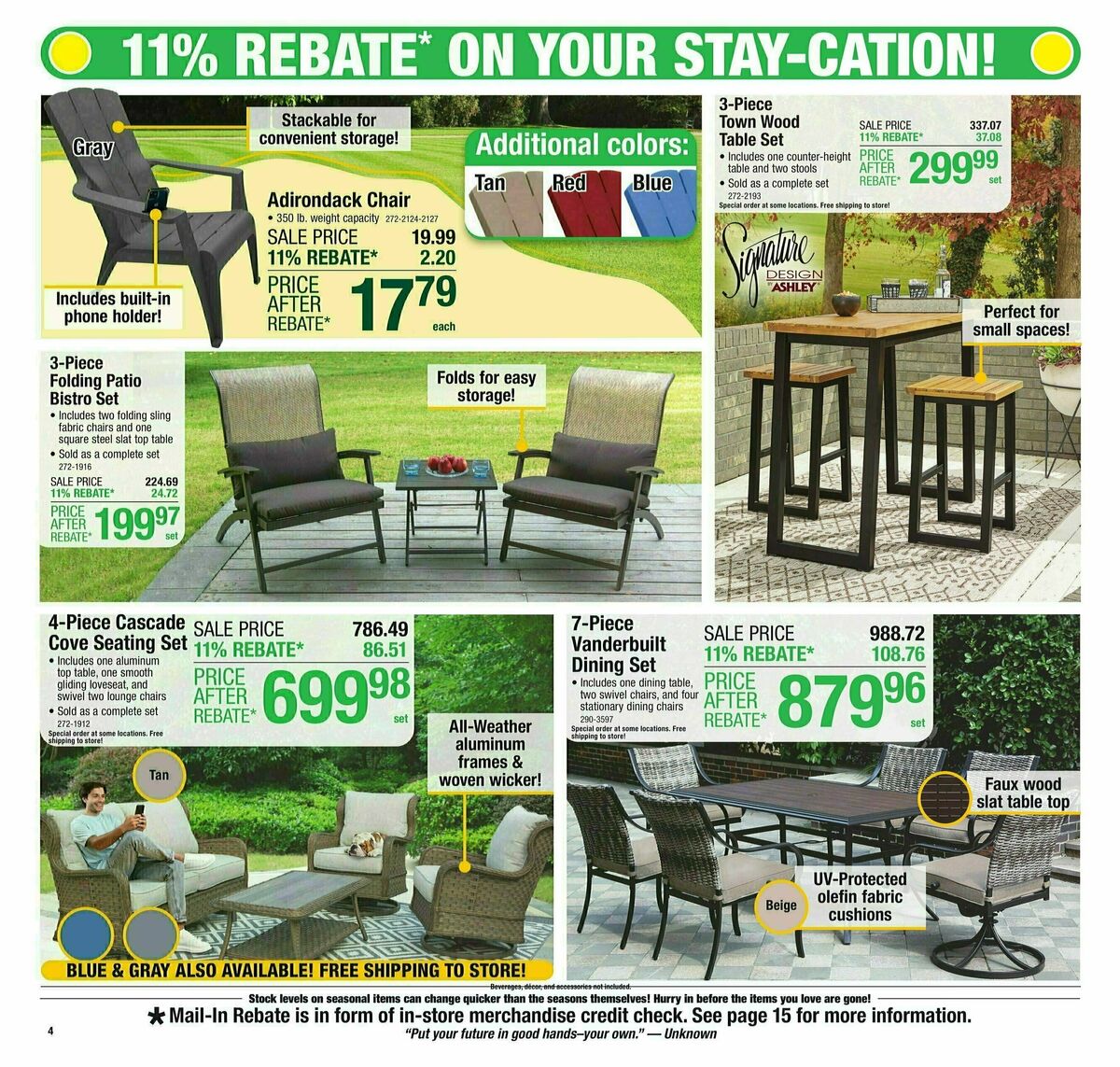 Menards 11% Rebate Sale Weekly Ad from May 8