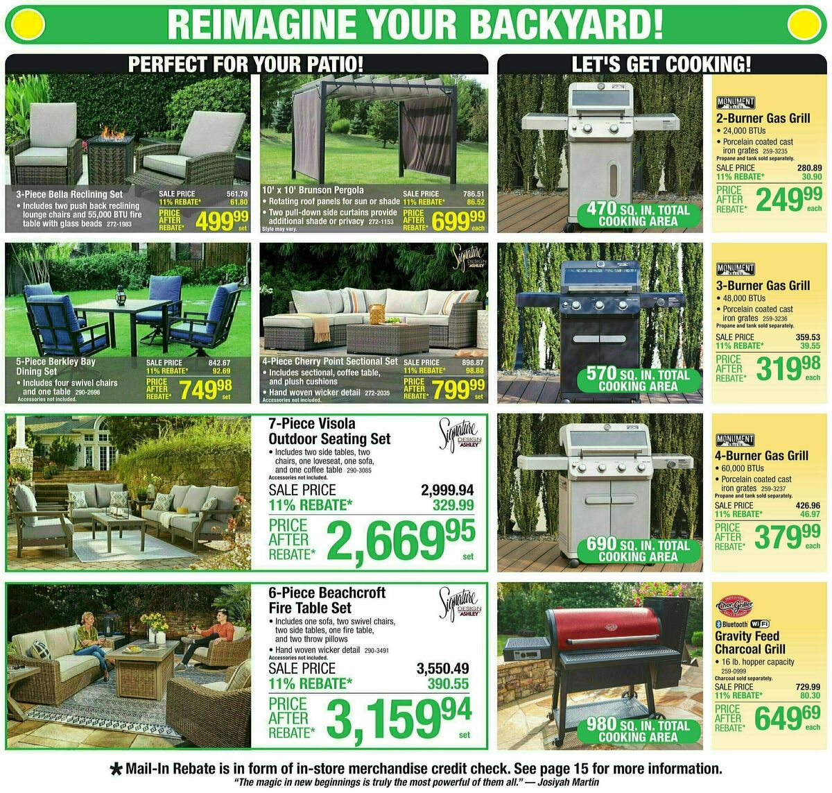 Menards 11% Rebate Sale Weekly Ad from May 8