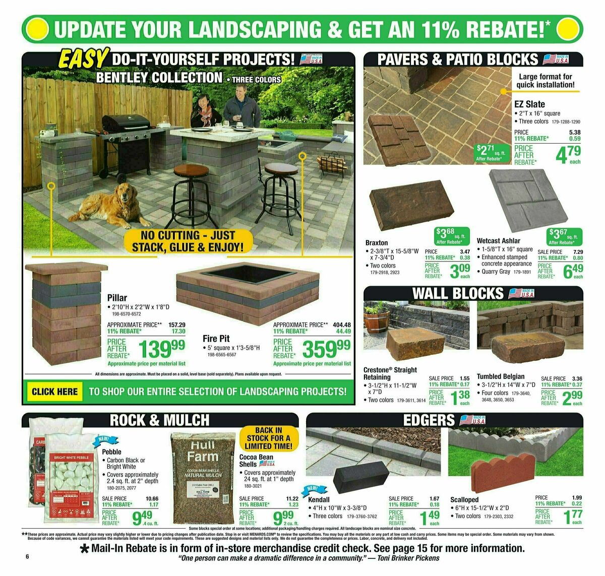 Menards 11% Rebate Sale Weekly Ad from May 8