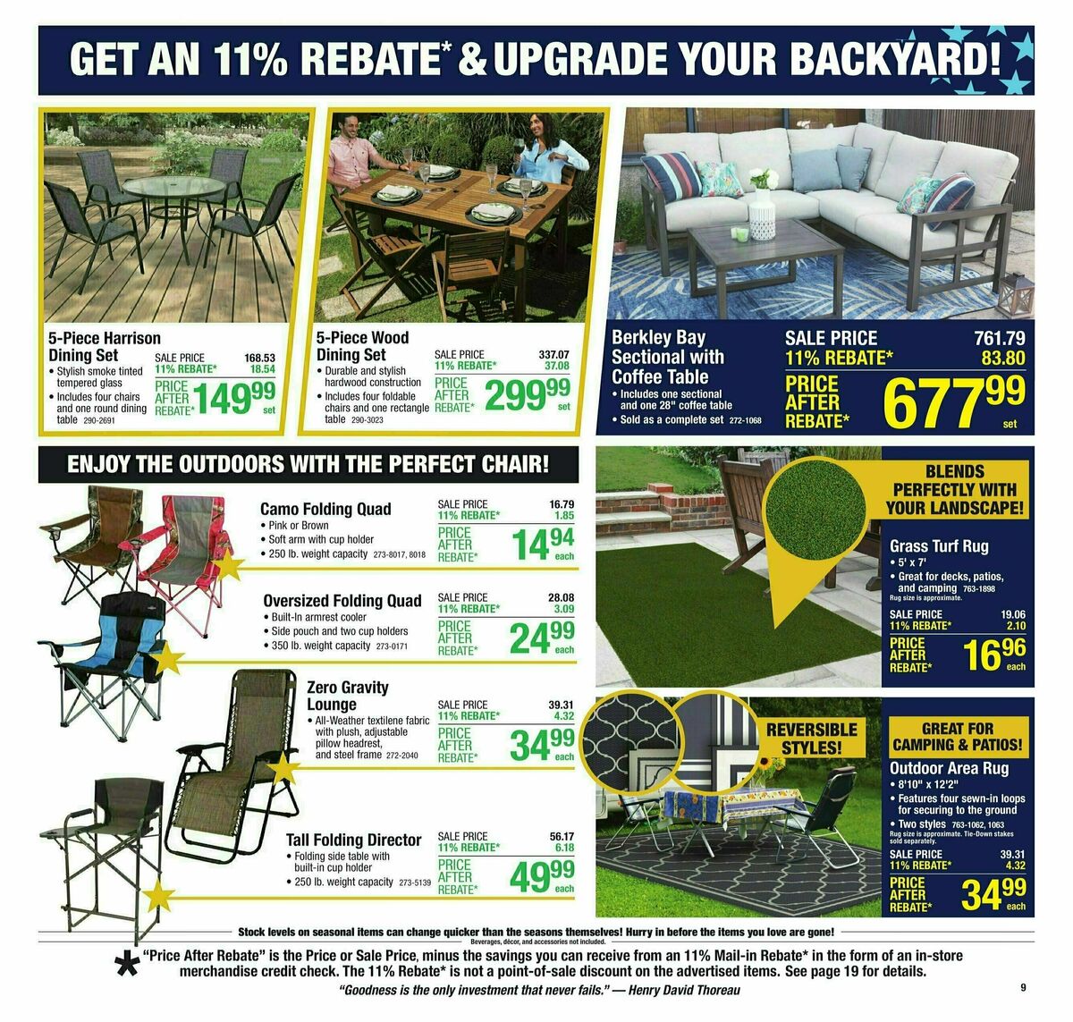 Menards 11% Rebate Sale Weekly Ad from May 15