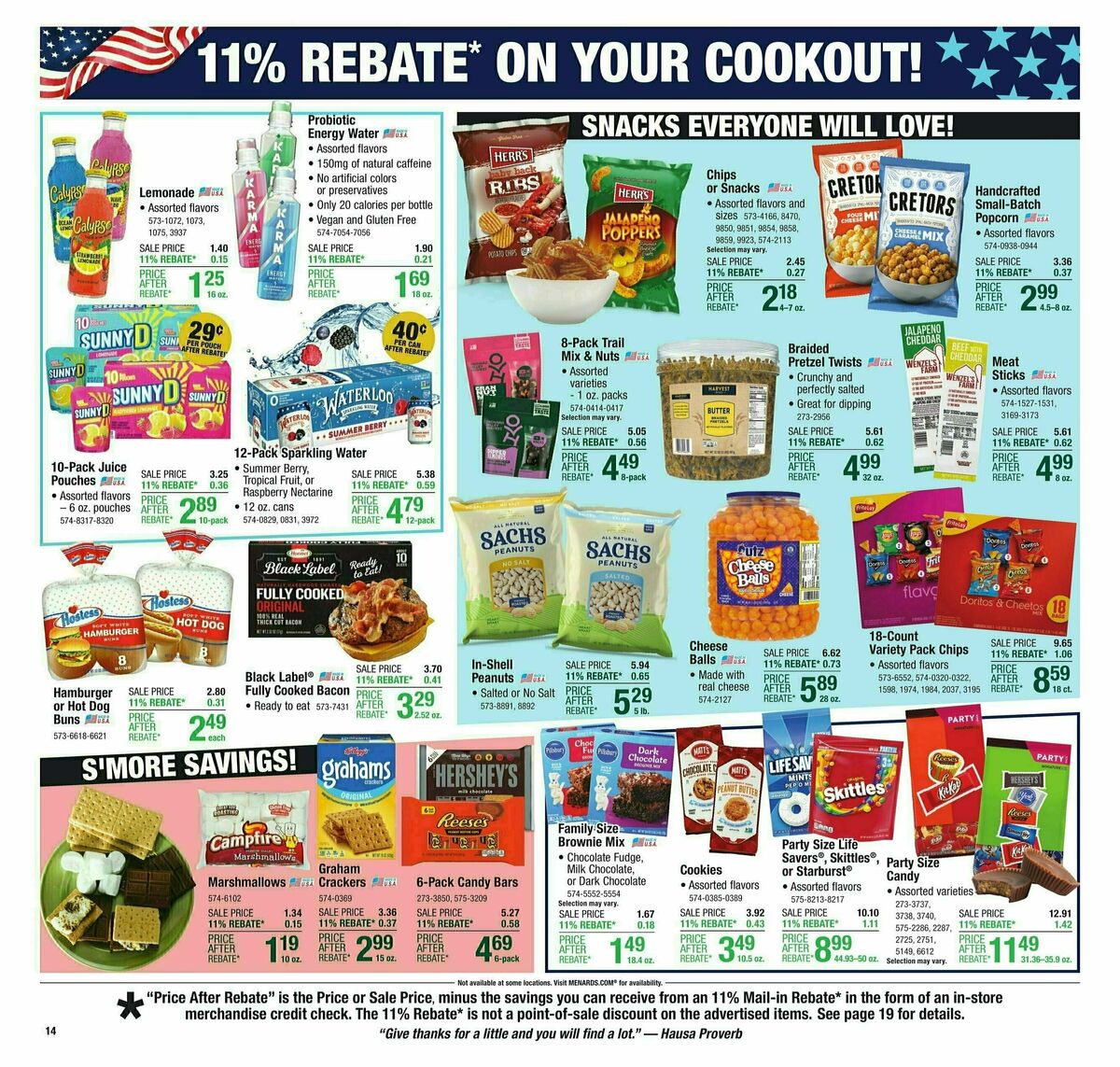 Menards 11% Rebate Sale Weekly Ad from May 15