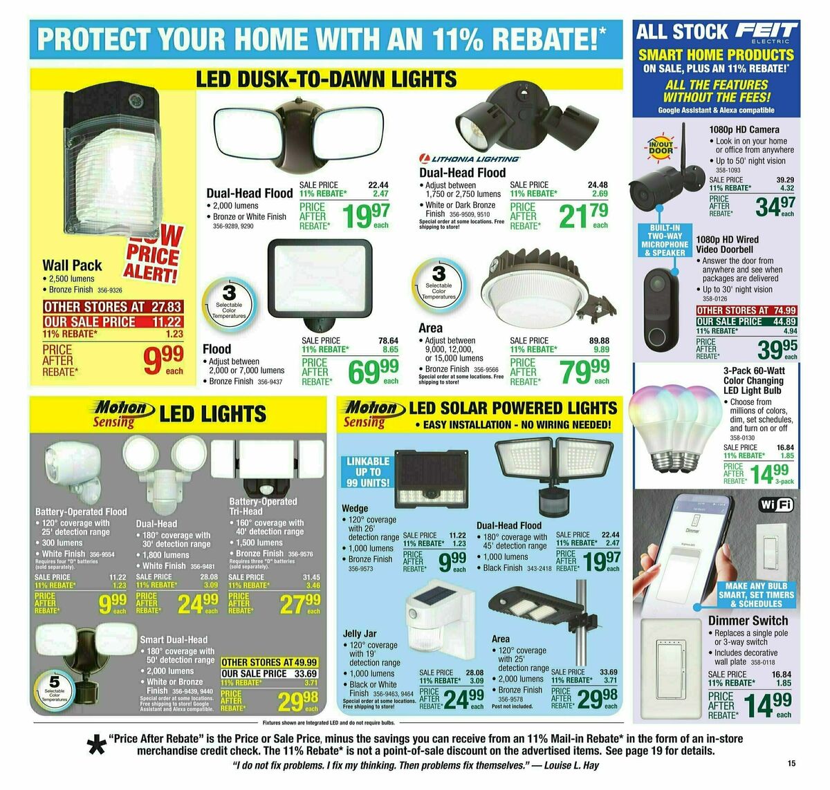 Menards 11% Rebate Sale Weekly Ad from May 15