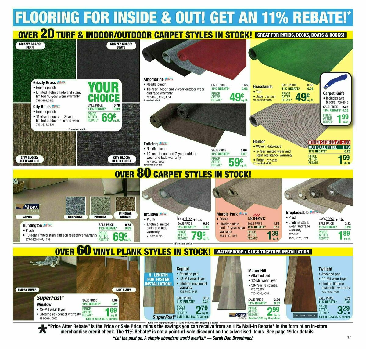 Menards 11% Rebate Sale Weekly Ad from May 15