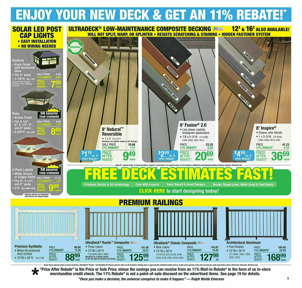 Menards 11% Rebate Sale Weekly Ad from May 15