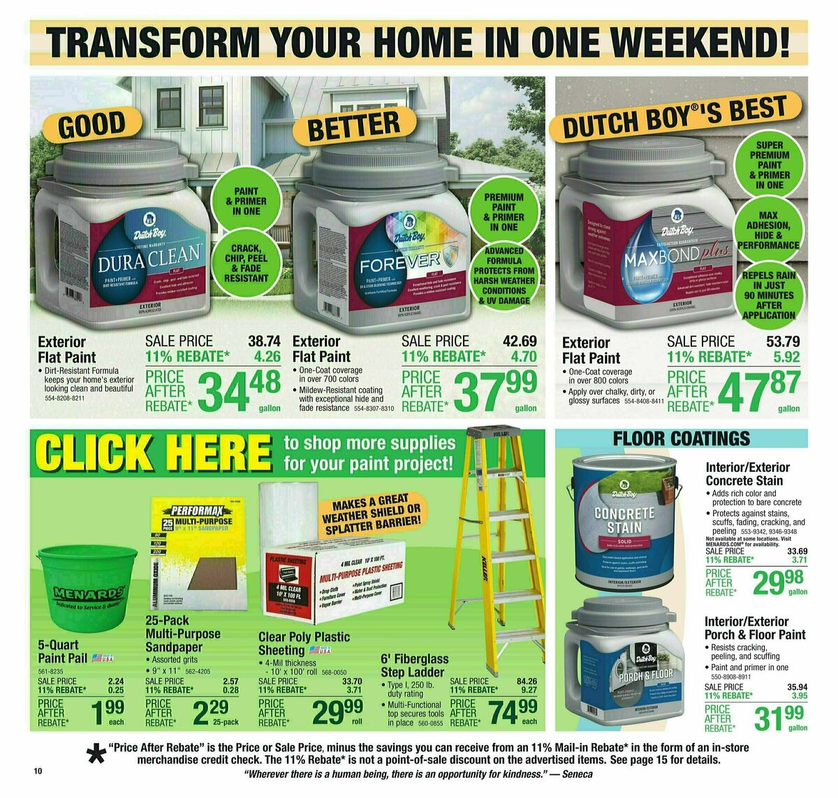 Menards Weekly Ad from May 22