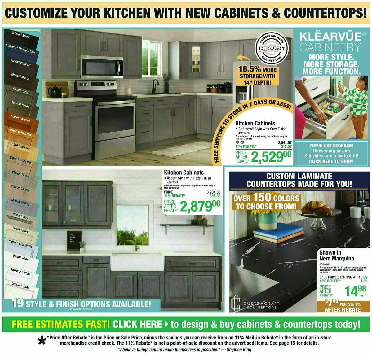 Menards Weekly Ad from May 22