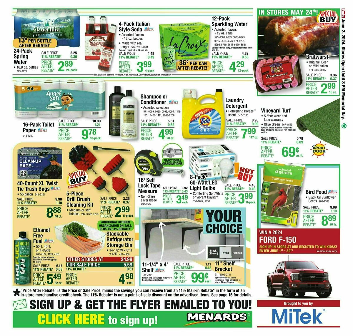 Menards Weekly Ad from May 22