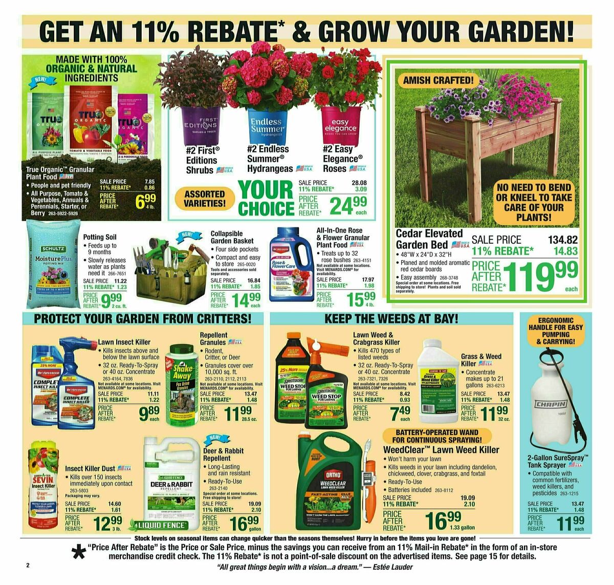 Menards Weekly Ad from May 22