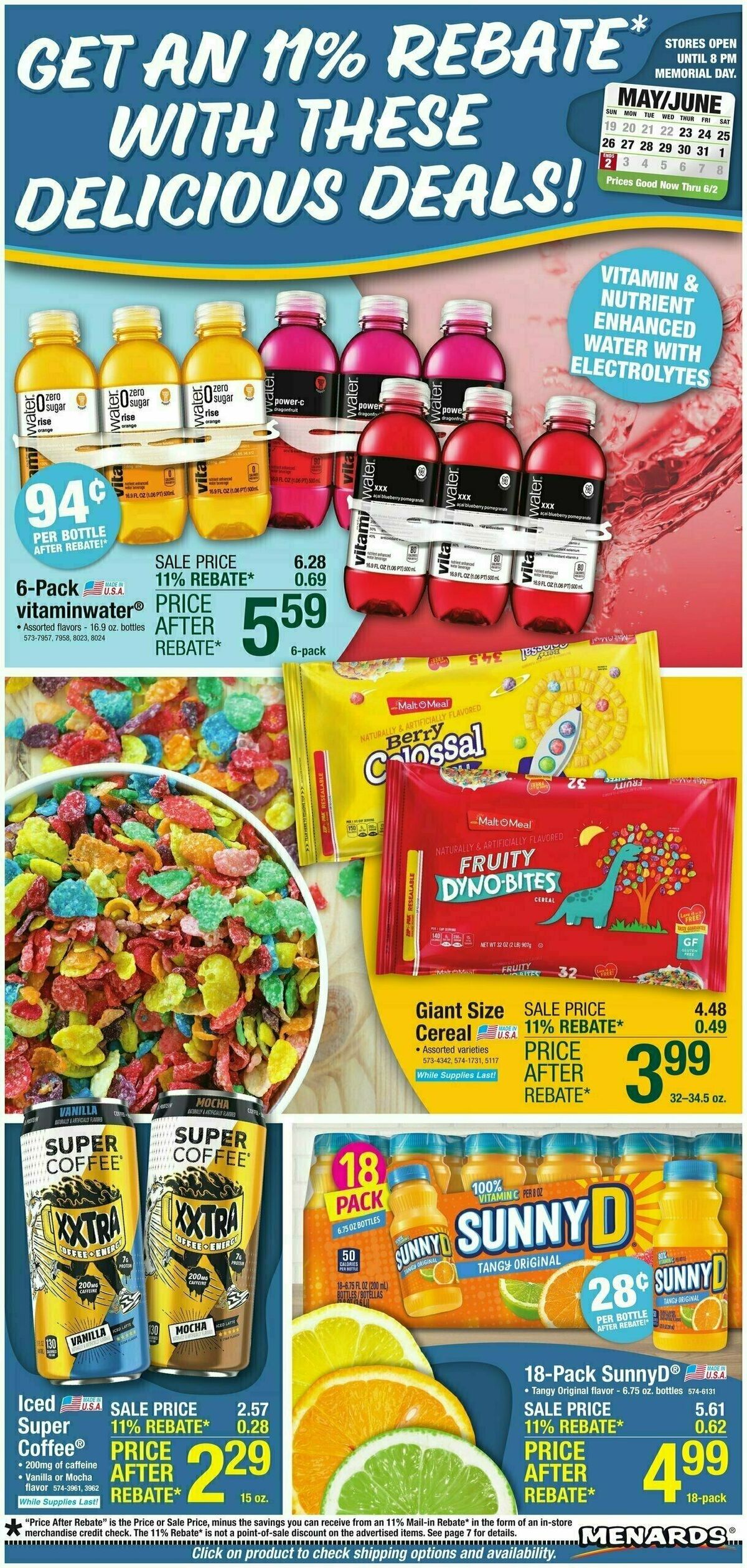 Menards Home Essentials Weekly Ad from May 22