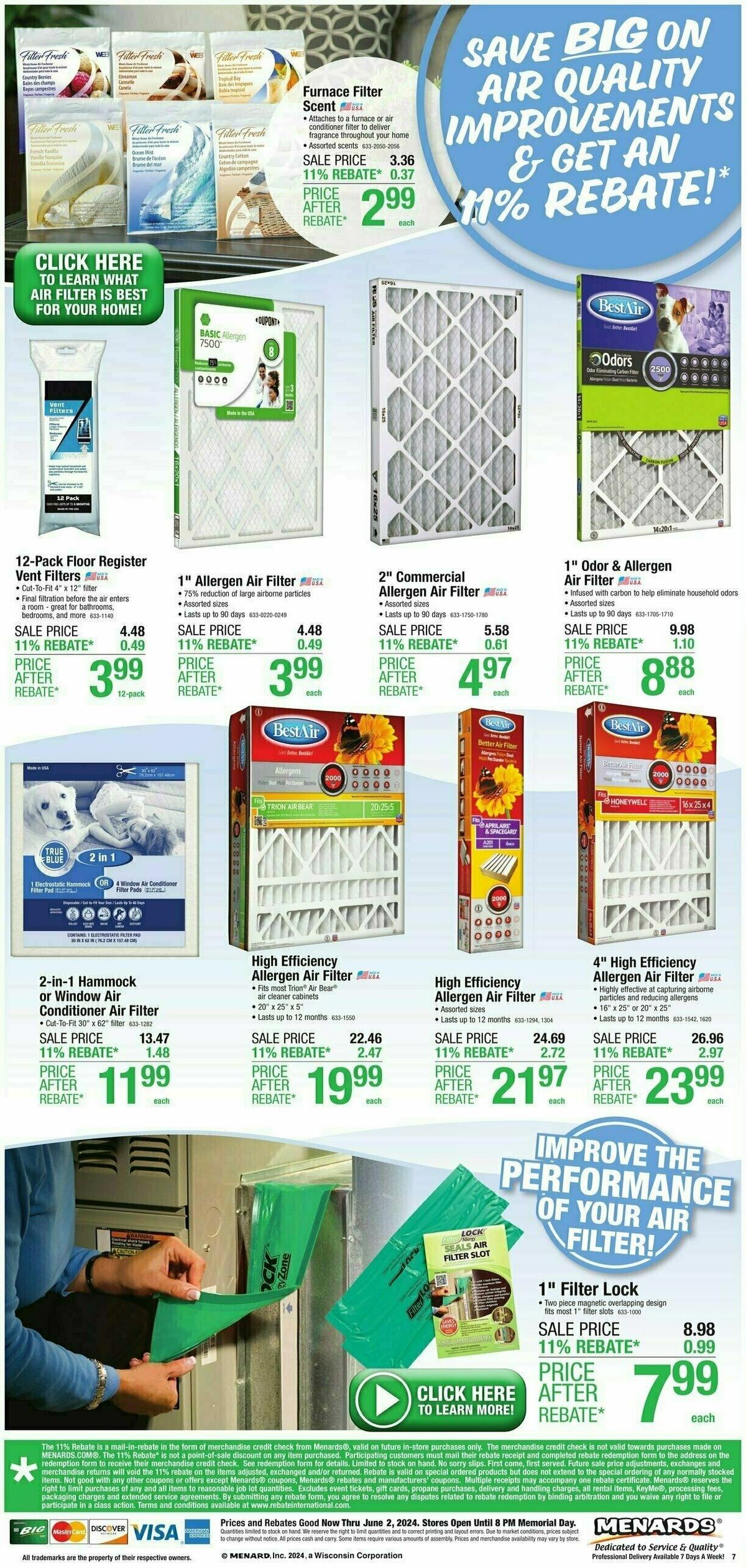 Menards Home Essentials Weekly Ad from May 22