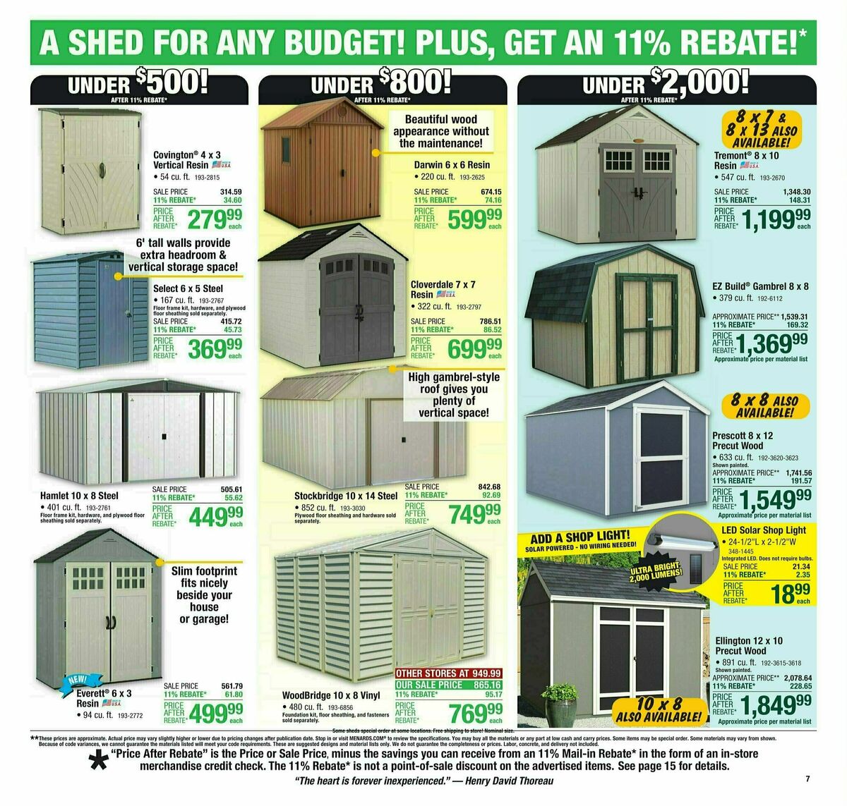 Menards Weekly Ad from May 29