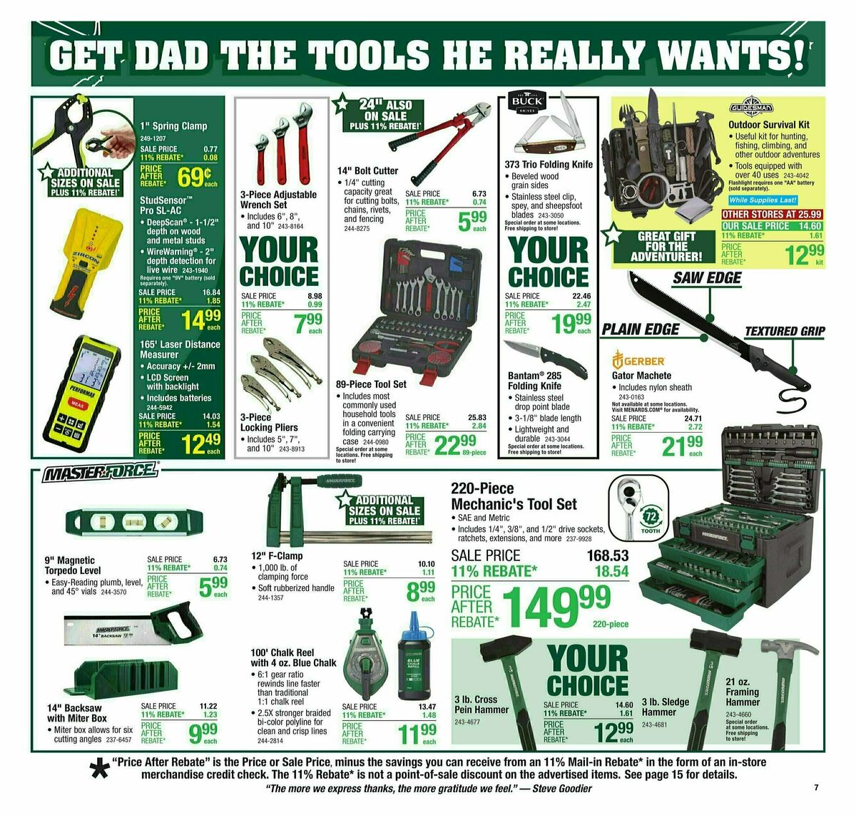 Menards Weekly Ad from June 5