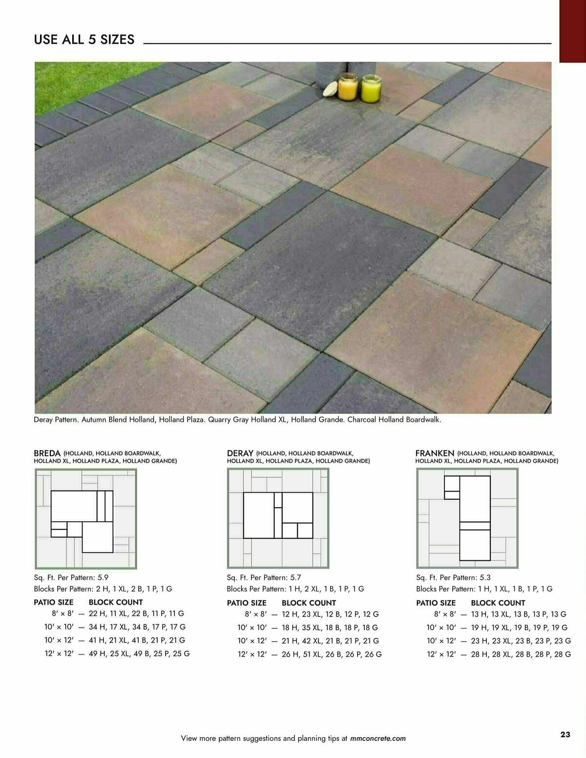 Menards 2024 Landscape Block Catalog Weekly Ad from March 14