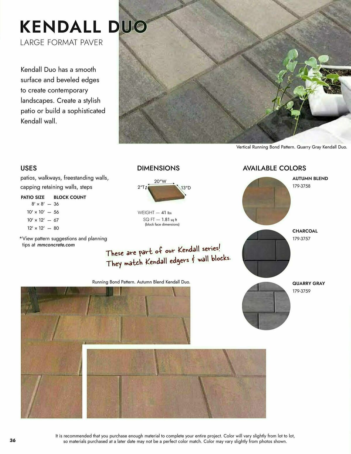 Menards 2024 Landscape Block Catalog Weekly Ad from March 14