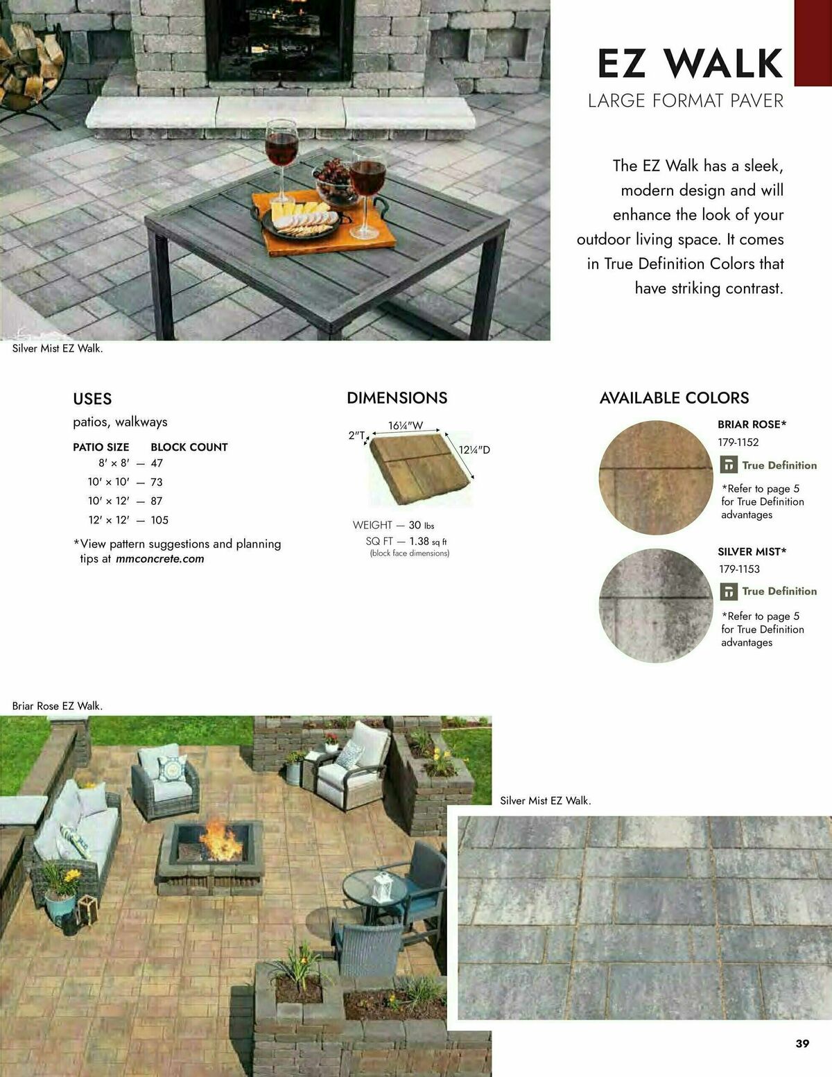 Menards 2024 Landscape Block Catalog Weekly Ad from March 14